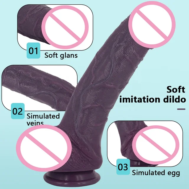 Realistic Dildo,Skin Soft Feeling Silicon