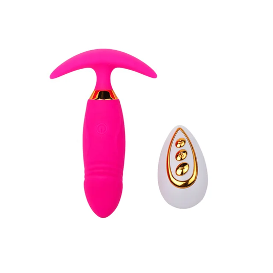 Wearable Vibrator Remote Control 10 Frequency Vibration Anal Plug for Women