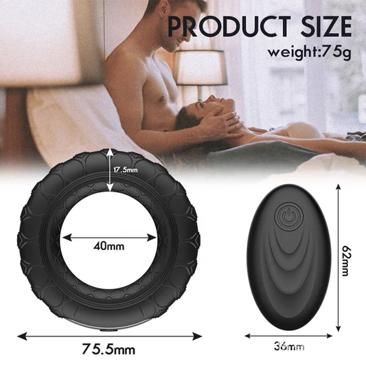 10 Mode Remote Control Cock Ring for Mens