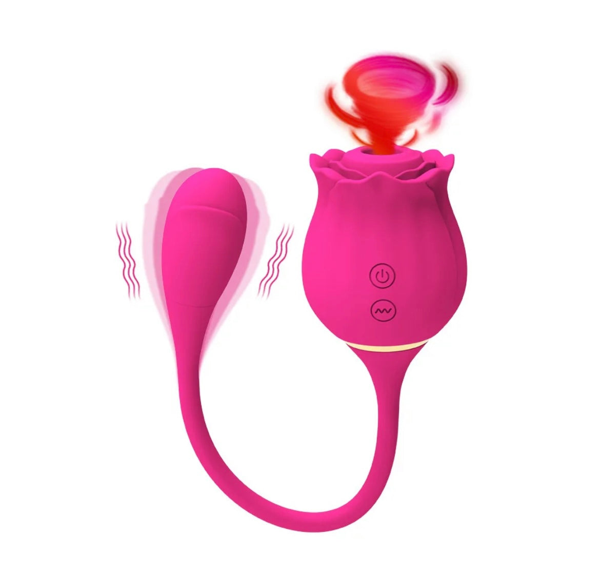 Rose Love Egg Vibrator. 10 Frequency Vibration