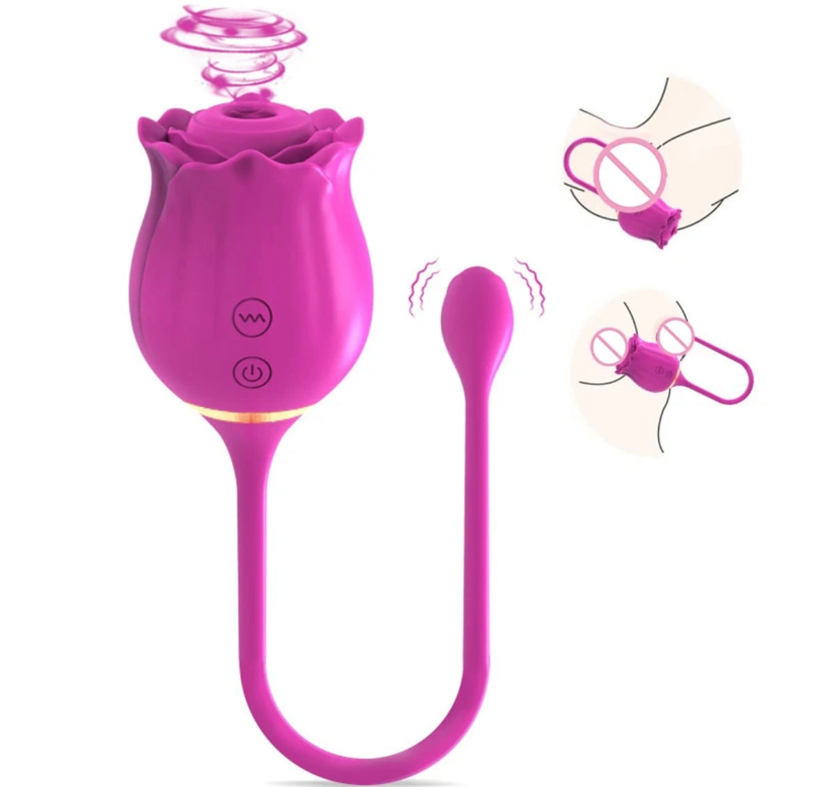 Rose Love Egg Vibrator. 10 Frequency Vibration