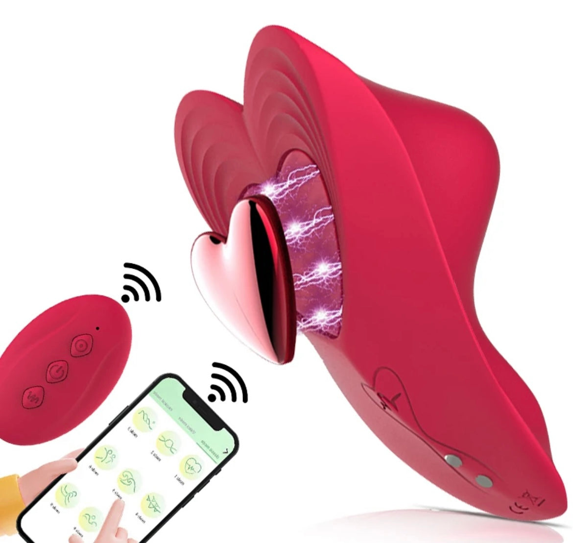 Wearable Vibratior for Womens. Wireless Remote App Control